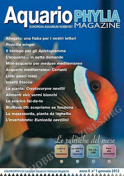 Aquariophylia - Gennaio 2012 (Italian)