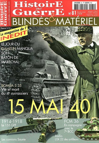 Histoire de Guerre, Blindes & Materiel -Fevrier/Mars 2008