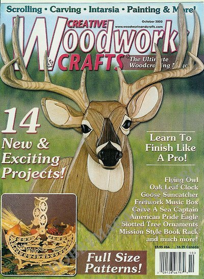 Creative Woodworks and Crafts #73 - October 2000
