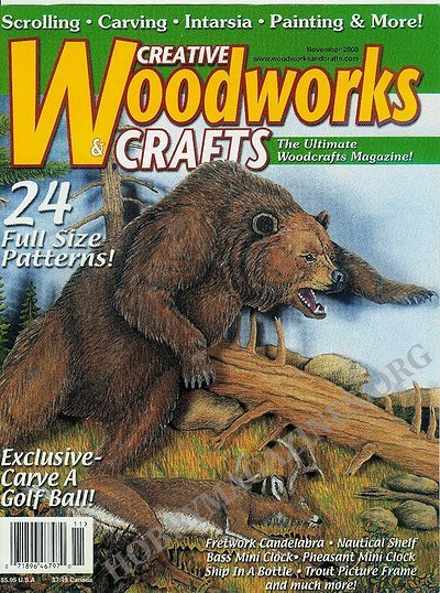 Creative Woodworks and Crafts #74 - November 2000