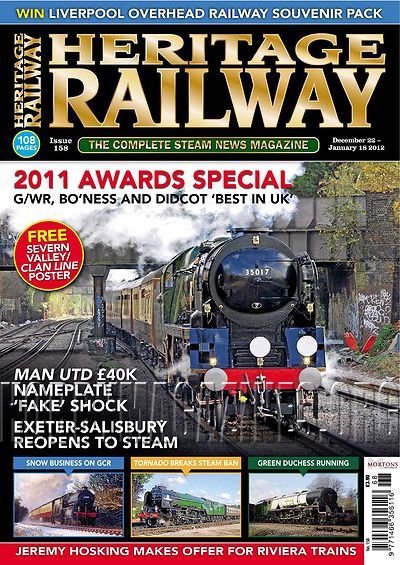Heritage Railway 158 - December 22 - January 18 2012