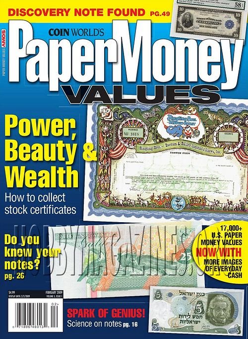 Paper Money Values Vol. 5 Iss. 1 - February 2009