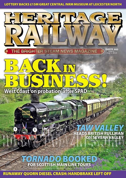 Heritage Railway 203 - June 4 - July 1,2015