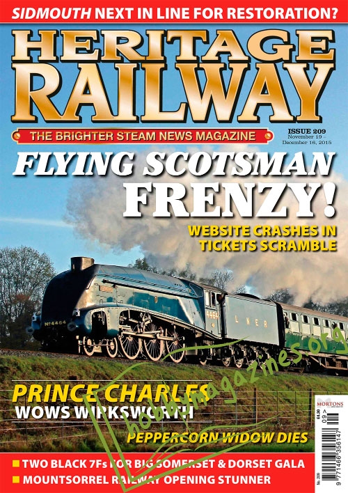 Heritage Railway 209 – 19 November-16 December 2015