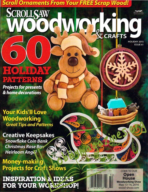 Scrollsaw Woodworking & Crafts #61 - Holiday 2015