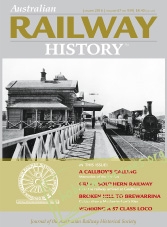 Australian Railway History - January 2016