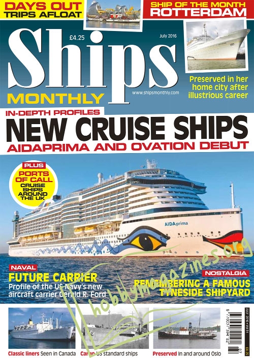Ships Monthly – July 2016