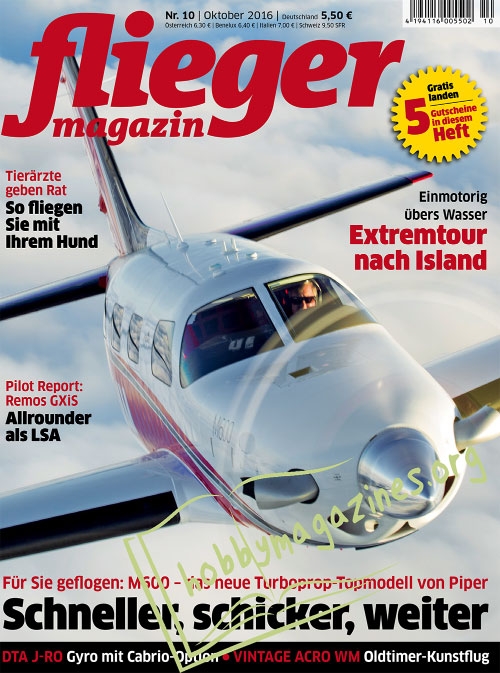 Fliegermagazin - Oktober 2016