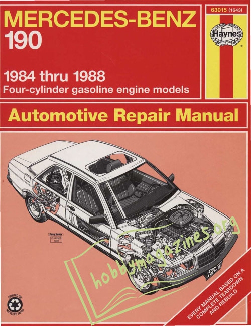  Mercedes-Benz 190 1984-88 Repair Manual