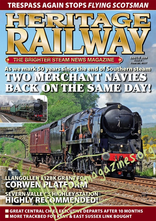Heritage Railway 229 – June 2-29, 2017