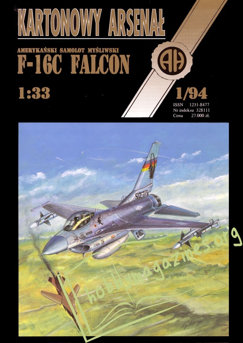 F-16C Falcon Paper Model