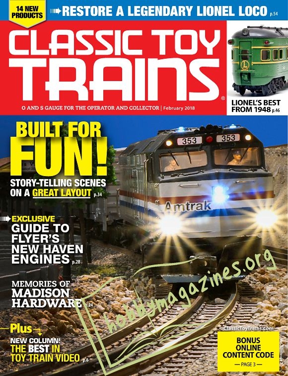 Classic Toy Trains - February 2018