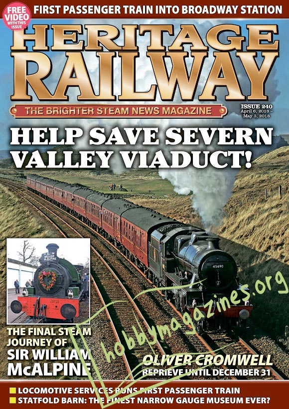 Heritage Railway 240 - April 06/May 03, 2018