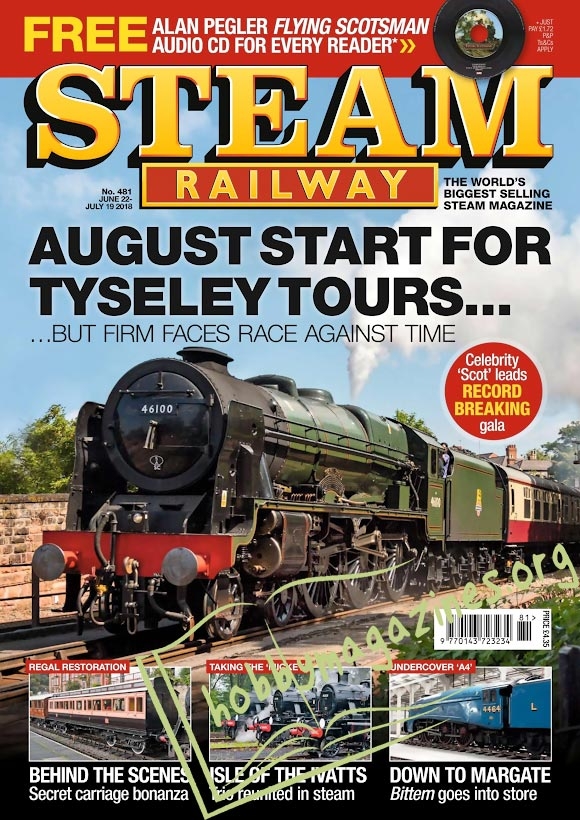 Steam Railway - June 22-July 19, 2018
