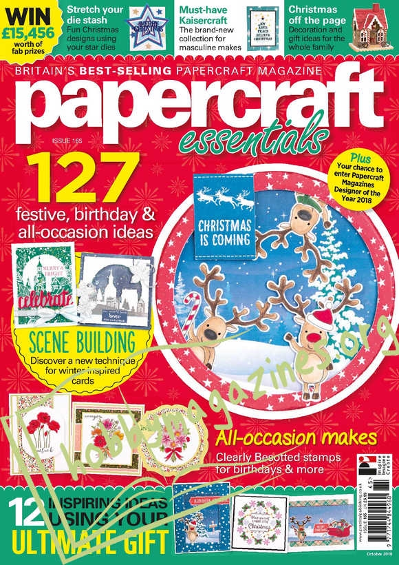 Papercraft Essentials 165 – October 2018