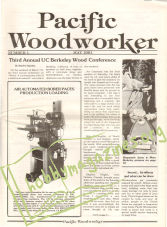 Pacific Woodworker ( Popular Woodworking) Issue 001 - May 1981