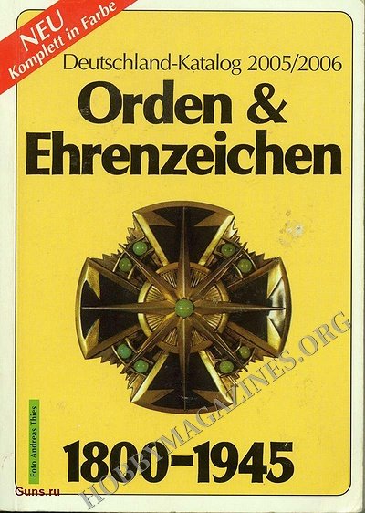 Deutschland Katalog Orden & Ehrenzeichen 1800-1945