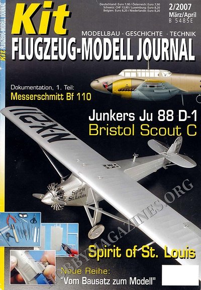 Kit Flugzeug-Modell Journal 2007 - 02 (German)