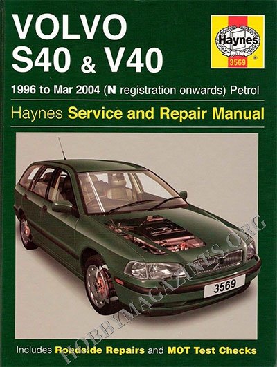 Volvo S40 & V40 1996 - Mar 2004 Service and Repair Manual