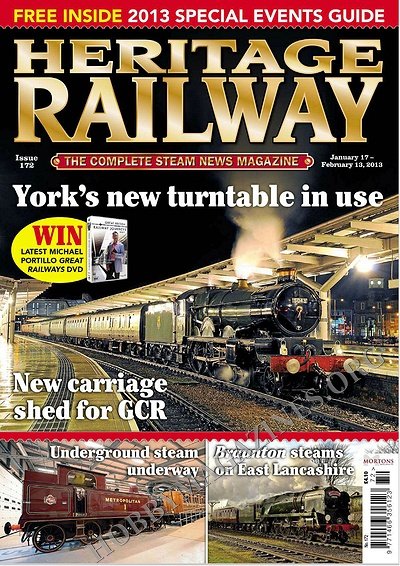 Heritage Railway 172 - January 17 - February 13,2013