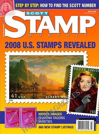 Scott Stamp Monthly - March 2008
