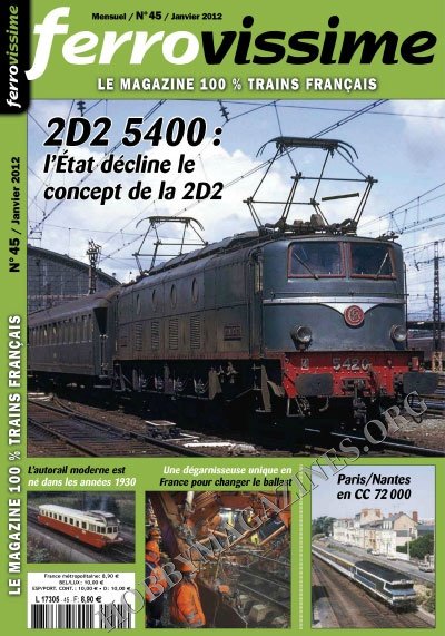 Ferrovissime 45 - Janvier 2012 (French)