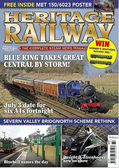 Heritage Railway 173 - February 14 - March 13, 2013