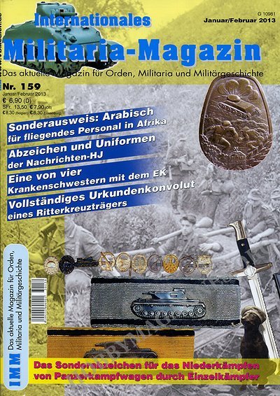 Internationales Militaria Magazin - Januar/Februar 2013 9German)