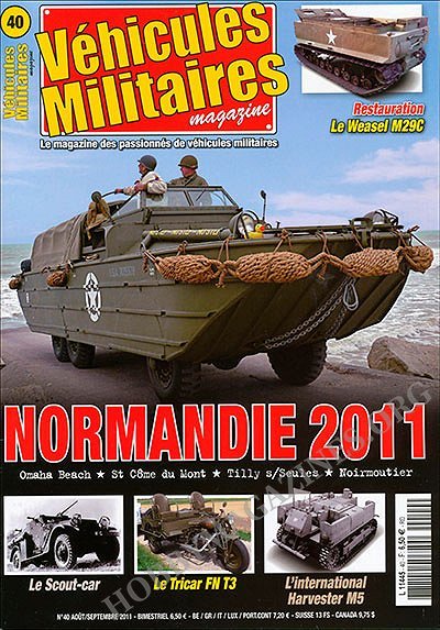 Vehicules Militaires 40 - Aout/Septembre 2011