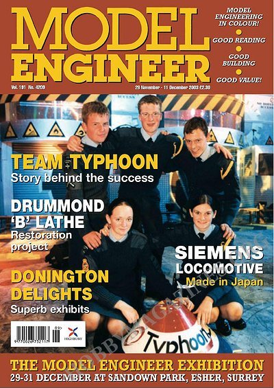 Model Engineer 4209 - 28 November - 11 December 2003