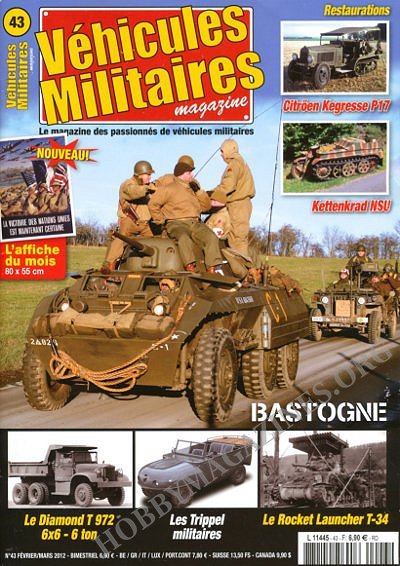 Vehicules Militaires 43 - Fevrier/Mars 2012