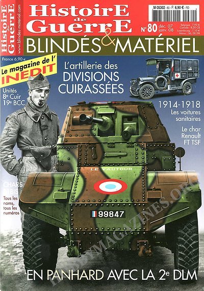 Histoire de Guerre, Blindes & Materiel - Decembre 2007/Janvier 2008