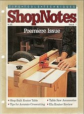 ShopNotes Issue 1 (Premiere Issue)