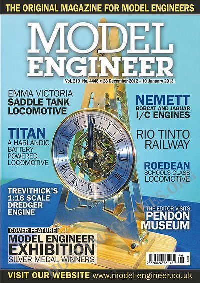 Model Engineer 4446 - 28 December 2012/10 January 2013