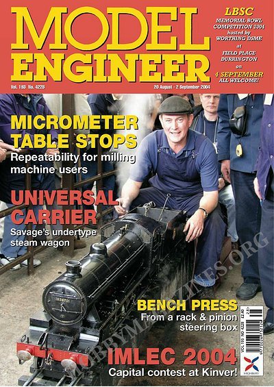 Model Engineer 4228 - 20 August - 2 September 2004