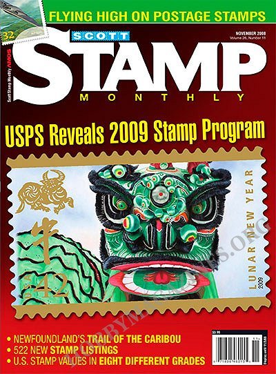 Scott Stamp Monthly - November 2008