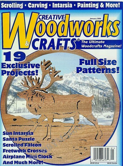 Creative Woodworks  & crafts #068 - January 2000