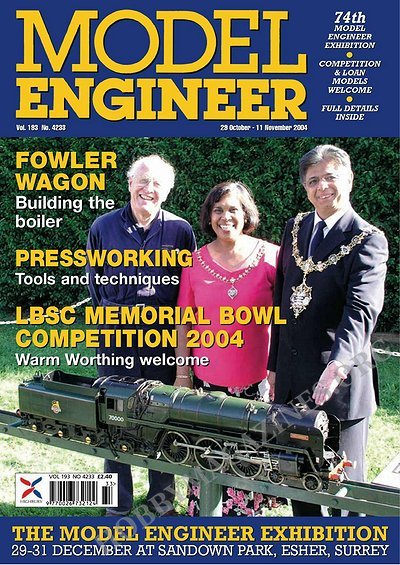 Model Engineer 4233 - 29 October-11 November 2004