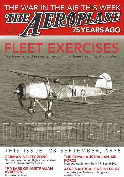 Aeroplane Weekly 75 Years Ago - 28 September 1938 - Fleet Exercises
