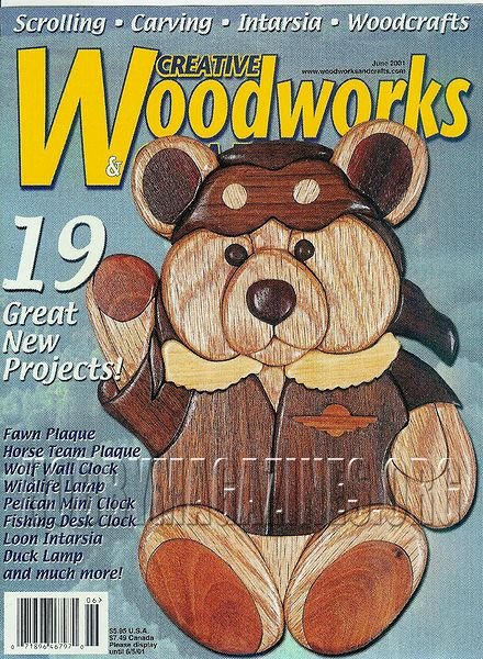 Creative Woodworks  & Crafts #078 - June 2001