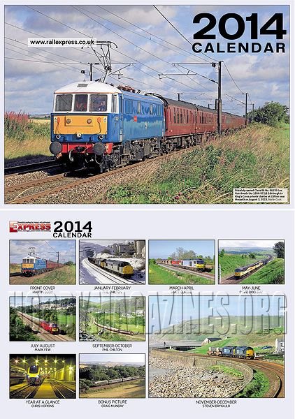 Rail Express - Calendar 2014