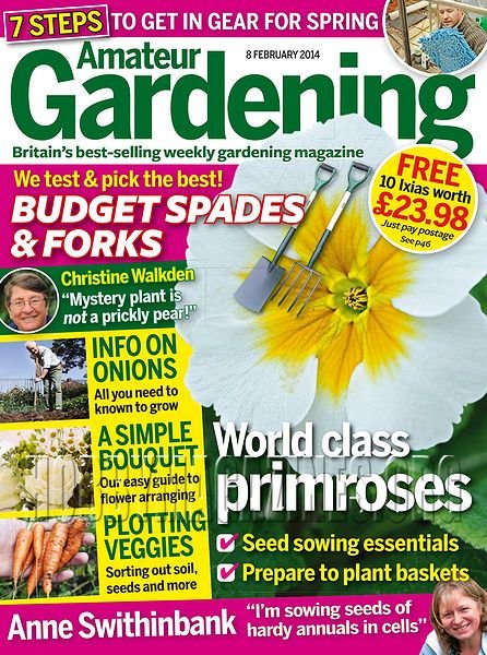 Amateur Gardening  8th February 2014
