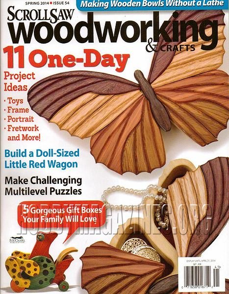 ScrollSaw Woodworking & Crafts 54 - Spring 2014