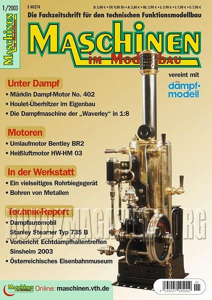 Maschinen im Modellbau 2003-1