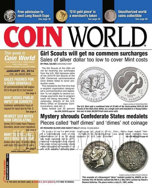 Coin World - 20 January 2014