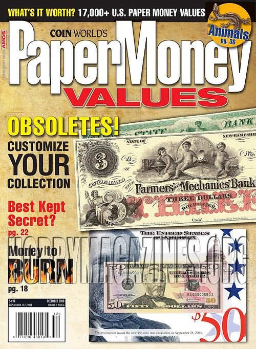 Paper Money Values Vol. 4 Iss. 6 - December 2008