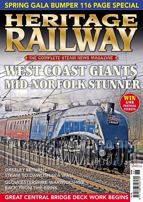 Heritage Railway 188 - April 10-May 7,2014