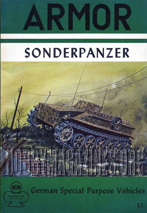 Armor Series 9: Sonderpanzer. German Special Purpose Vehicles