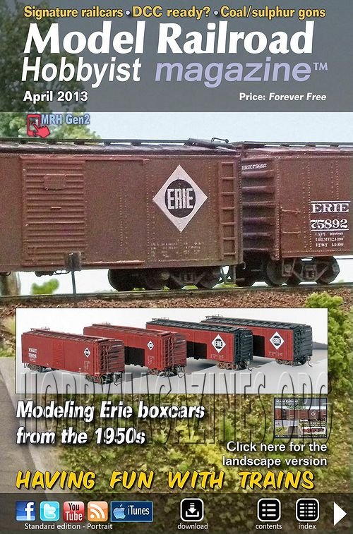 Model Railroad Hobbyst Magazine - April 2013