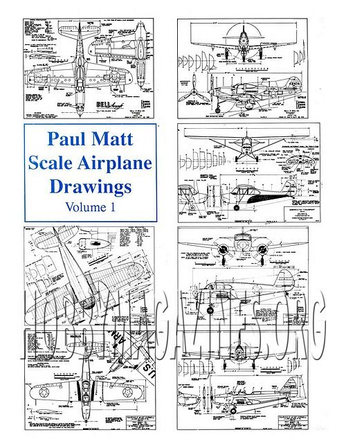 Scale Airplane Drawings Vol.1